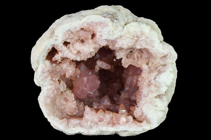 Beautiful, Pink Amethyst Geode Half - Argentina #170190